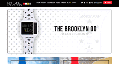 Desktop Screenshot of nolabelwatches.com