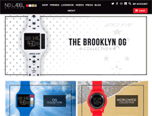 Tablet Screenshot of nolabelwatches.com